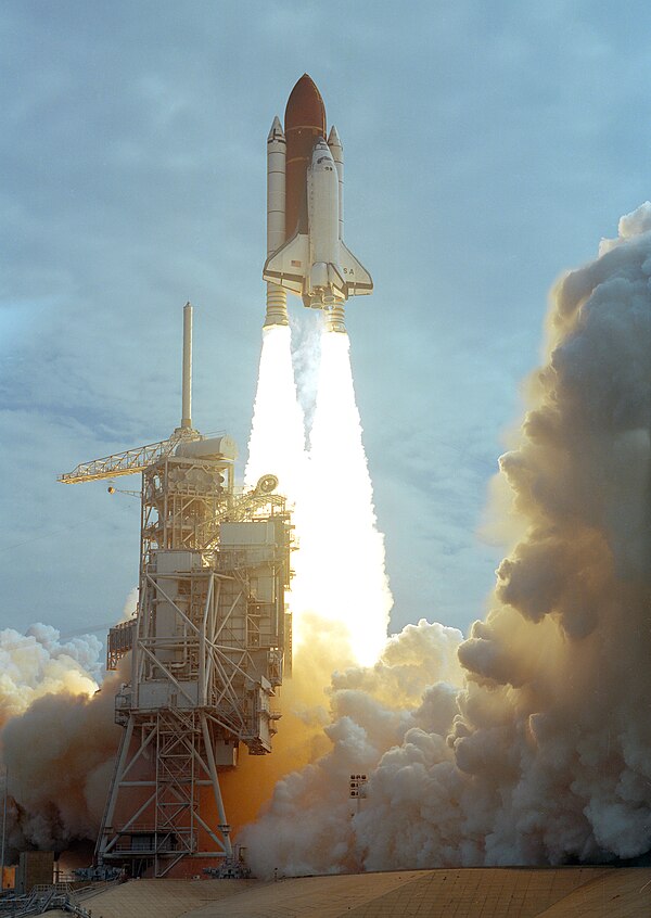 Launch of STS-40