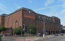 This large Sainsbury's supermarket was built in 1985. Sainsbury's Supermarket, Vogue Gyratory, Lewes Road, Brighton (August 2013) (2).JPG