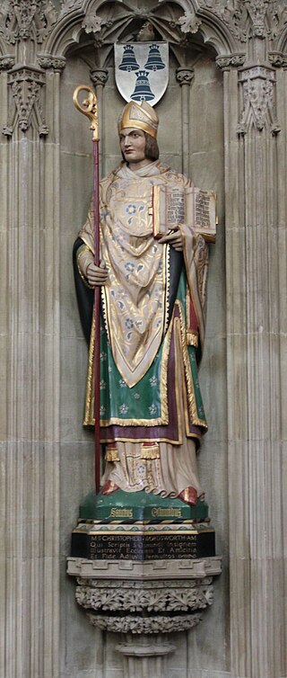 <span class="mw-page-title-main">Saint Osmund</span> 11th-century Bishop of Salisbury and saint