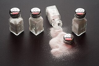 Spilling salt