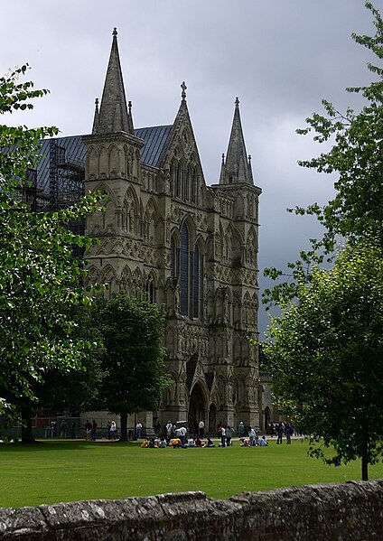 The Great West Front of Salisbury Cathedral