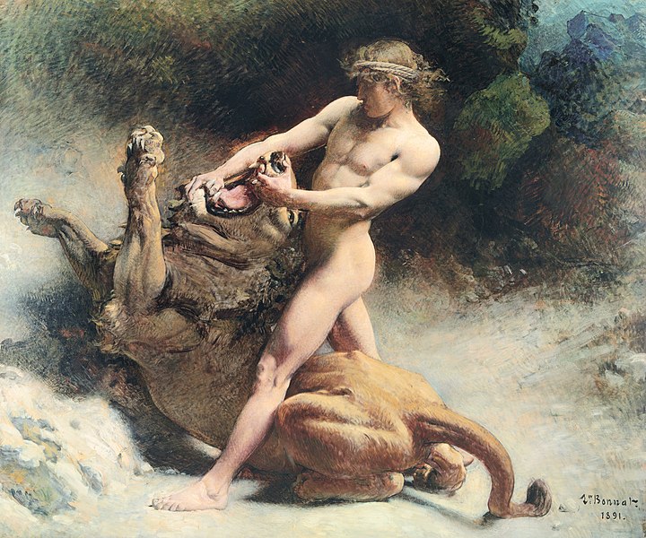 File:Samson's youth, by Léon Joseph Florentin Bonnat.jpg