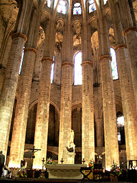 Basílica de Santa María del Mar - Wikipedia, la enciclopedia libre