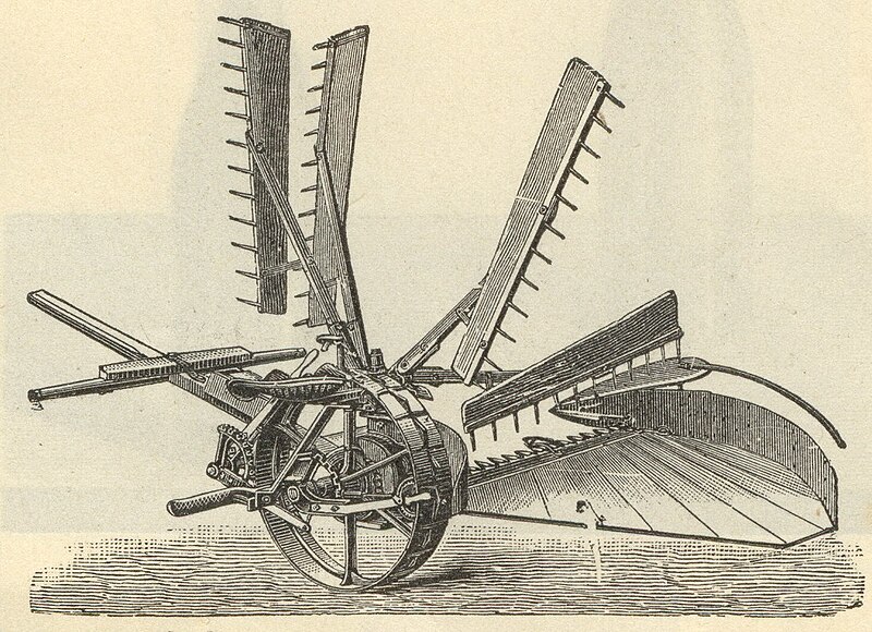 File:Self-rake reaper, 19th century illustration, wp.jpg