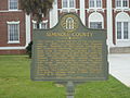 Seminole County Historical Marker