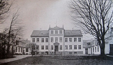 Caroline-Mathildes fødested Jægersborghus i 1909