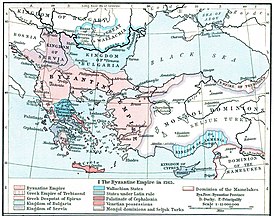 Трапезундская империя в 1265 году