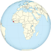 Sierra Leone pe glob (Africa centrată) .svg