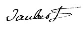 signature de Louis-Martin Daubert