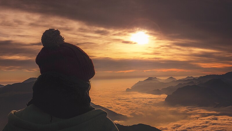 File:Silhouette person on Monte Stivo (Unsplash).jpg