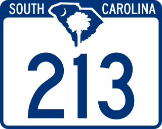 <span class="mw-page-title-main">South Carolina Highway 213</span>
