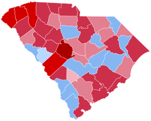 South Carolina Presidential Election Results 1984.svg