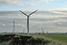 View from the north in November 2008 South of Dimlington High Land - geograph.org.uk - 1048610.jpg