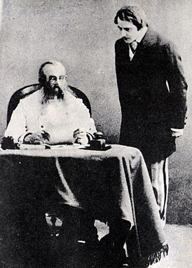 Stanislavski and Kachalov in Ostrovsky's Enough Stupidity in Every Wise Man 1910.jpg