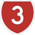 State Highway 3 Marker