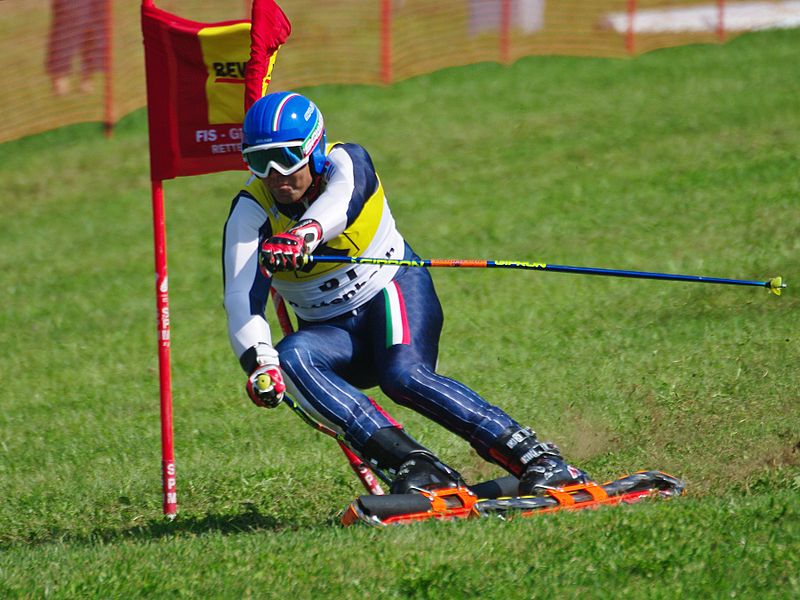File:Stefano Sartori Grass Skiing World Championships 2009 Giant Slalom 1.jpg