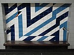 Stockwell tube station, Victoria Line, ceramic tiles (geograph 4081530).jpg