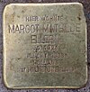 Stolperstein Parkallee 5 (Margot Mathilde Ellern) in Hamburg-Harvestehude.jpg