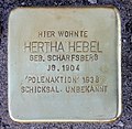 Hertha Hebel, Straßburger Straße 19, Berlin-Prenzlauer Berg, Deutschland