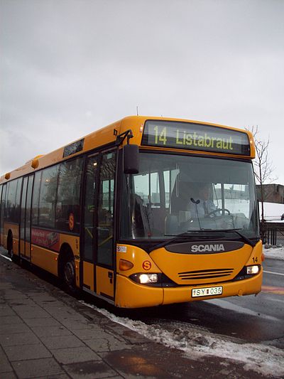 A Straeto bus in Reykjavik. Straeto.JPG