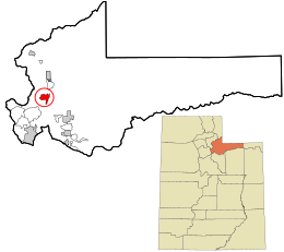 Lage in Summit County und im Bundesstaat Utah