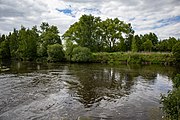 English: Svislač river. Minsk, Belarus Беларуская: Рака Свіслач. Мінск, Беларусь Русский: Река Свислочь. Минск, Беларусь