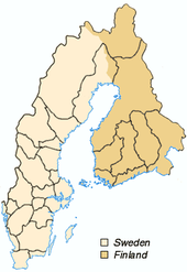 Sweden's provinces from 1658 to 1809 Svpmap blank.png