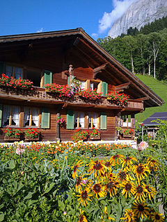 Chalet Type of building or house, native to the Alpine region