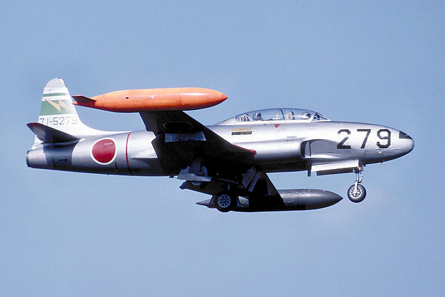 A JASDF Lockheed T-33 trainer
