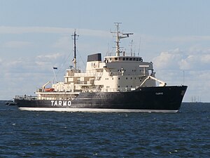 Tarmo med estnisk flagga 2017.