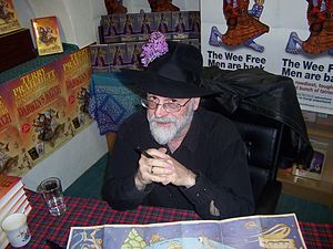 Terry Pratchett kindly posed with his hat for ...