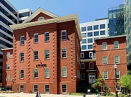 Thaddeus Stevens School, also known as Thaddeus Stevens Elementary School, located at 1050 21st Street, NW in Washington, D.C. The building was added to the National Register of Historic Places in 1980. Thaddeus Stevens School - Washington, D.C.jpg