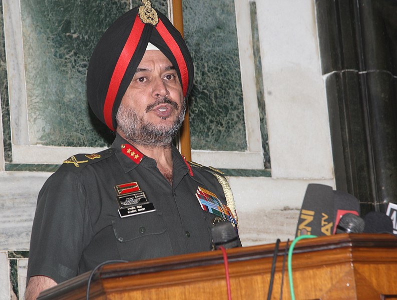 File:The Director General Military Operations (DGMO) Lt. Gen. Ranbir Singh briefing the media on the terrorist attack at Army Camp, in Uri, Jammu and Kashmir on September 19, 2016.jpg