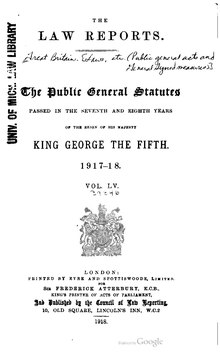 The Public General Statutes of the United Kingdom 1917-18 (7 & 8 George V).pdf