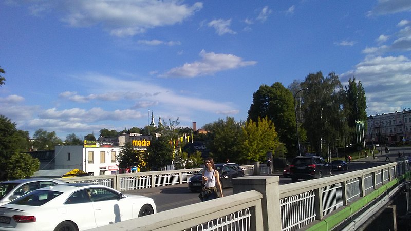 File:The bridge over Wolbórka river – Warszawska – Saint Anthony Street.jpg