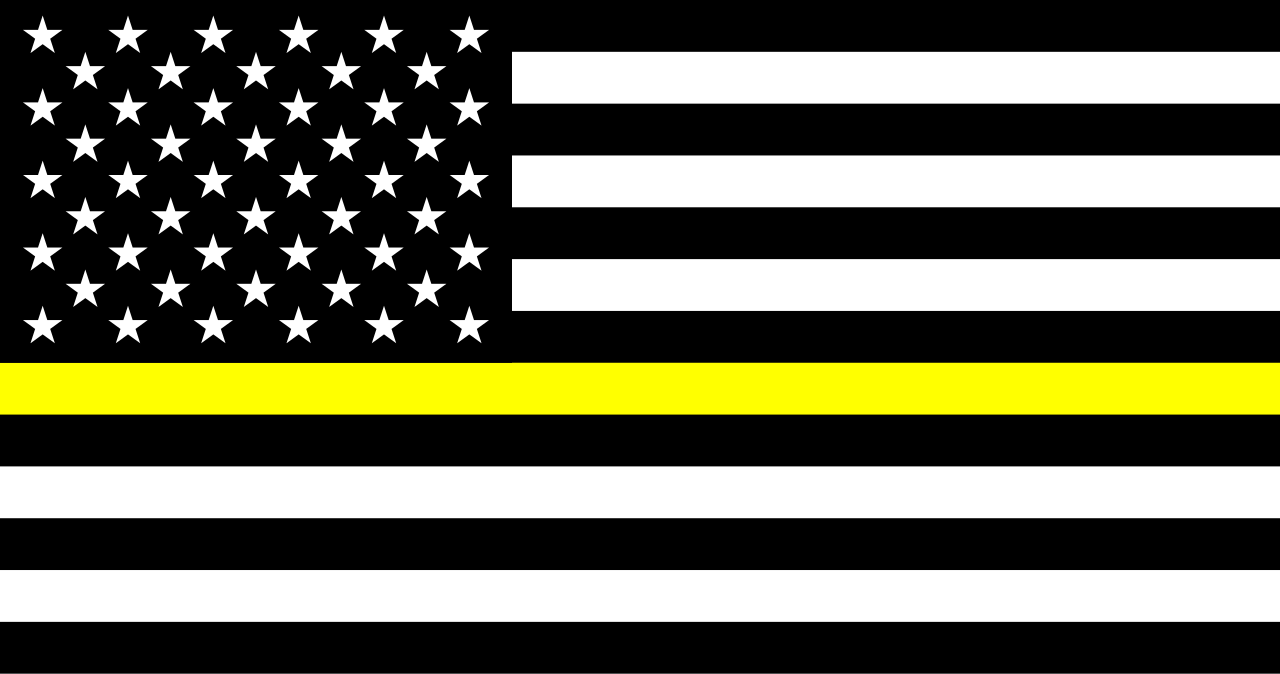 File:Thin Yellow Line Flag (United States).svg - Wikimedia ...