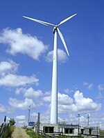 Tihuta Pass wind turbine Tihuta Pass wind turbine.JPG