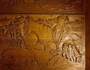 Carved panel