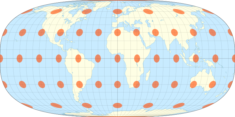 File:Tobler Hyperelliptical with Tissot's Indicatrices of Distortion.svg