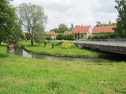 The Výrovka River in Toušice