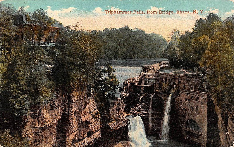 File:Triphammer Falls 1910s postcard.jpg