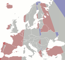 Map of Europe with differences between time zones and UTC offsets, showing the Netherlands

.mw-parser-output .legend{page-break-inside:avoid;break-inside:avoid-column}.mw-parser-output .legend-color{display:inline-block;min-width:1.25em;height:1.25em;line-height:1.25;margin:1px 0;text-align:center;border:1px solid black;background-color:transparent;color:black}.mw-parser-output .legend-text{}
0 h +- 30 m
1 h +- 30 m ahead Tzdiff-Europe-winter.png
