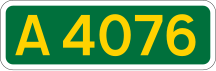 A4076 Schild