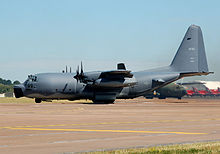 MC-130E Combat Talon I of the
Air Force Reserve's 919th Special Operations Wing taxis to the runway at RIAT 2010 USAF Hercules MC-130E Combat Talon I at RIAT 2010 arp.jpg