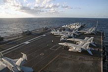 The USS George Washington crossing the Banda Sea