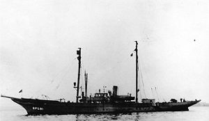 USS Xarifa порттағы, 1918-1919 жж