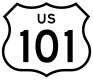 Three-digit U.S. route shield, cutout variant