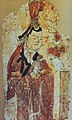 Oude Oeigoerse vrouw uit de Bezeklik-muurschilderingen.