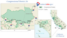 2003 - 2013 United States House of Representatives, California District 26.png