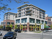 The University Marketplace, as seen from Western Parkway